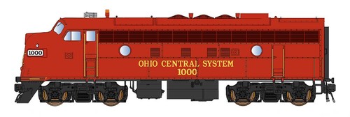 Locomotora InterMountain escala N 69293 Ohio Central EMD F7A | Zustand: New