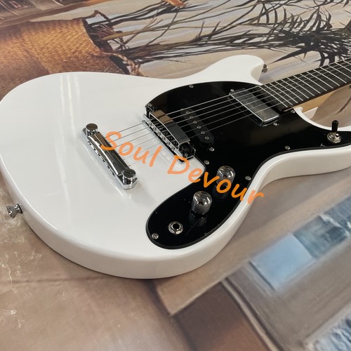 Guitarra Eléctrica 6 Cuerdas Johnny Ramone Mosrite Mark II Deluxe Blanca TuneA Matic - Imagen 6 de 16