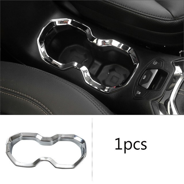 Front water cup holder trim for Jeep Renegade 20182019 ABS 1pcs chrome eBay