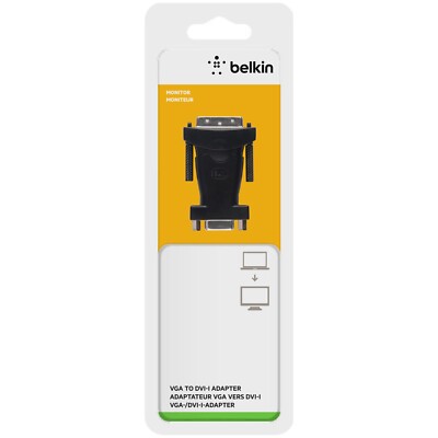 Belkin Adapter VGA auf DVI-I Adapter, schwarz, f2E4262bt