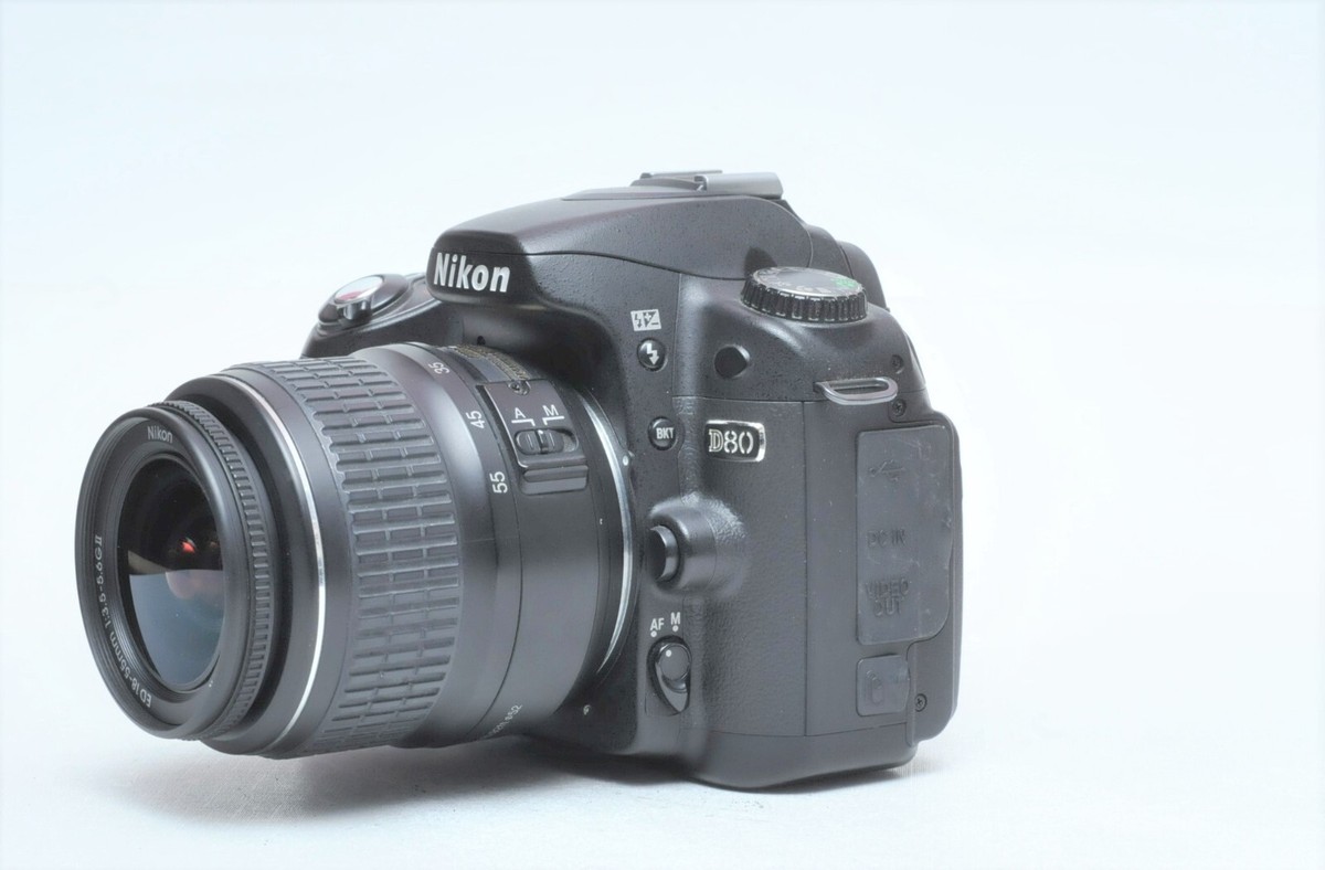 Nikon D80 DSLR Camera Body W/AFS 18-55mm Lens | eBay