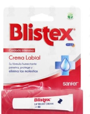 BALSAMO BLISTEX PROTECTOR HIDRATANTE PARA LABIOS CON FPS 15
