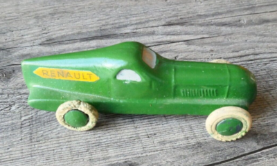 Jouet Ancien CIJ Renault Nervasport Verte - Composition Plâtre Et Farine (occasion, Vintage)