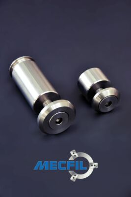 GLASHALTER UND SCHRAUBE M12 EDELSTAHL 304
