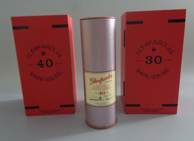 Glenfarclas 30 & 40 Jahre alt Highland Single Malt Whisky 3 x 50ml.  43&46% OVP