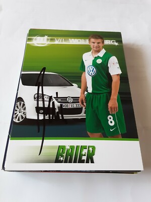 Signed postcard Daniel Baier VfL Wolfsburg new 