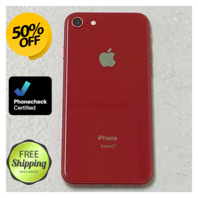 Apple iPhone 8 64GB/128GB - Unlocked, Available in Red, Silver, Space Gray