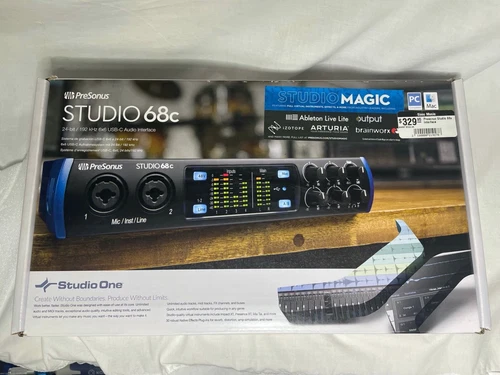 Presonus Studio 68c USB Audio Interface Original Box Once Used