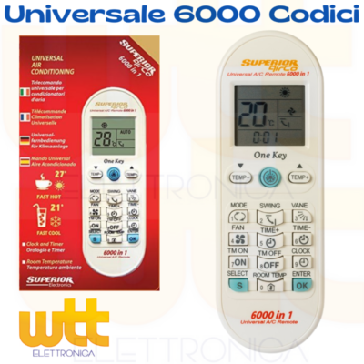 TELECOMANDO UNIVERSALE PER General Condizionatore Climatizzatore D'aria - Foto 12