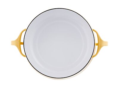 Lenox Dansk Kobenstyle Yellow 2 Qt. Casserole With Lid 848973 for