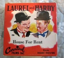 Vintage Laurel Hardy in "House For Rent" 8mm film