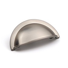 Image of Nickel Kitchen Cupboard Cup Handle Brushed Cabinet Door Furniture Drawer Pull