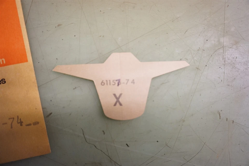 Harley 61157-74 NUEVO Calcomanía Aermacchi Z-90 Z90 Tanque de Gas #11 *CBZ4 Foto 3 de 4