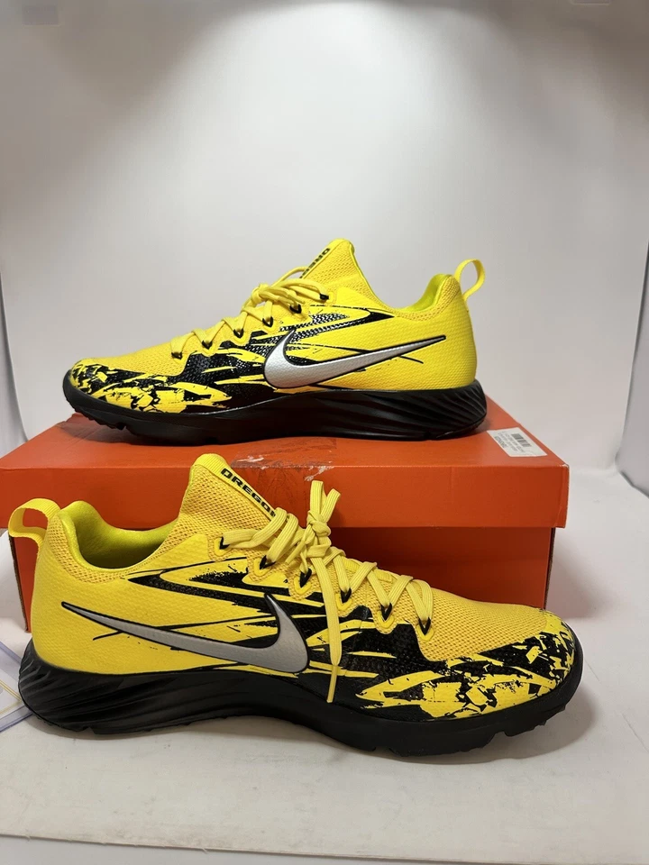 NUEVOS ZAPATOS NIKE VAPOR SPEED TURF OREGON DUCKS TEAM EMITIDOS AMARILLOS MUESTRA RARA 14 Foto 2 de 4