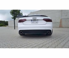 CUP Diffusor Ansatz SET SCHWARZ für Audi A5 8T B8 S-Line S5 Heckansatz OHNE vB 