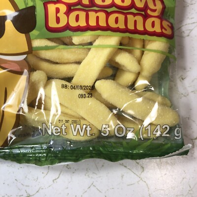 3 PACK New YUMY YUMY GUMMY Candy GROOVY BANANAS 5 oz ea Ships n 24  