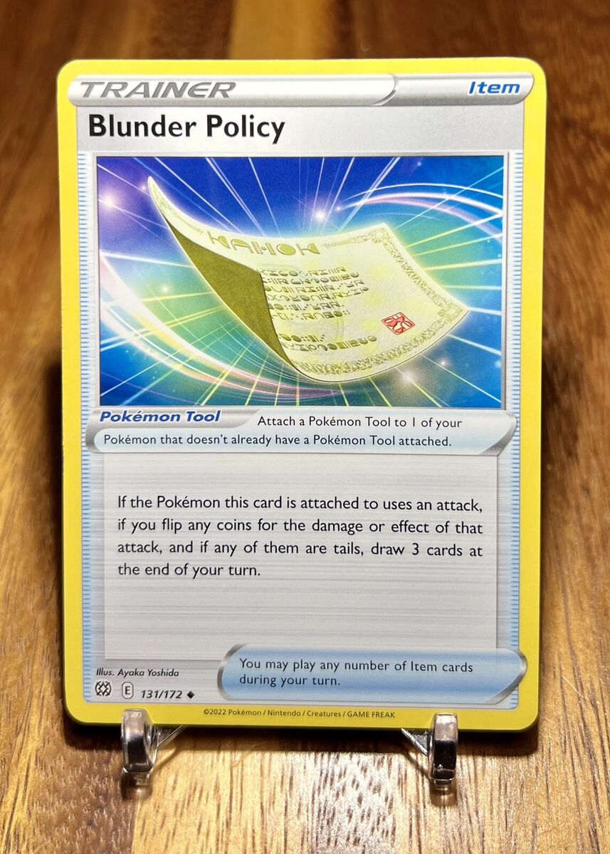 Blunder Policy 131/172 x4 Brilliant Stars Pokemon TCG Non Holo NM