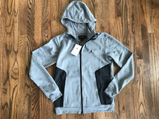 Nike Jordan Dri-FIT Air Statement Grey Zip Up Hoodie DA9854-091 Men  s S M XXL