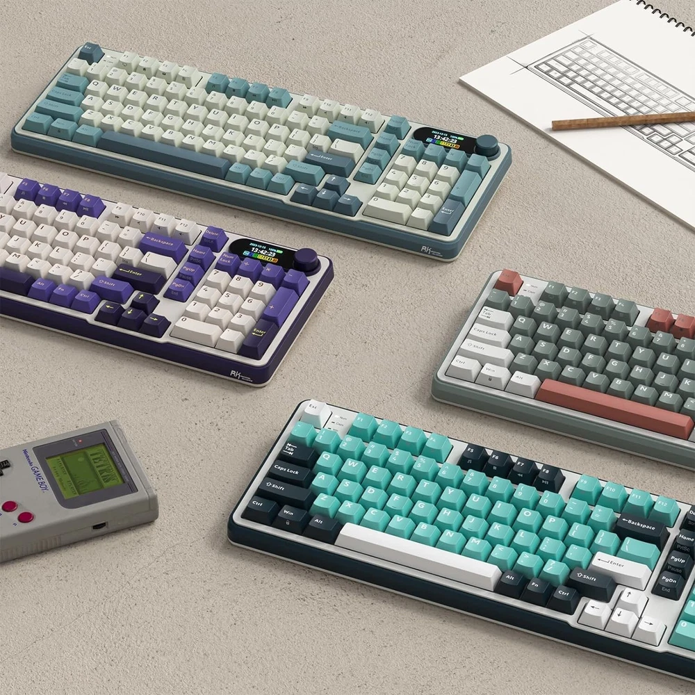 S98 Mechanical Keyboard with Smart Display, Knob, Top Mount, 96% Wireless