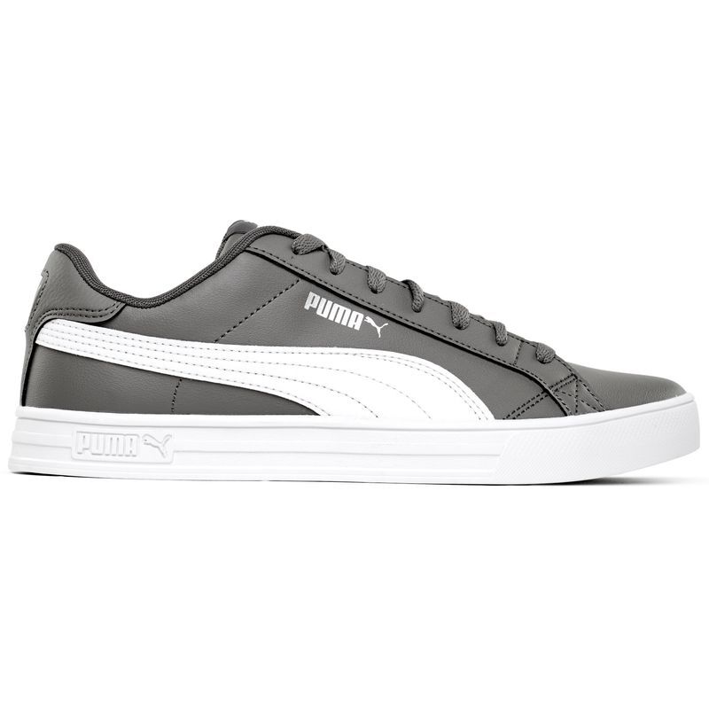 Puma Mens Smash Vulc Casual Trainers Grey | eBay UK