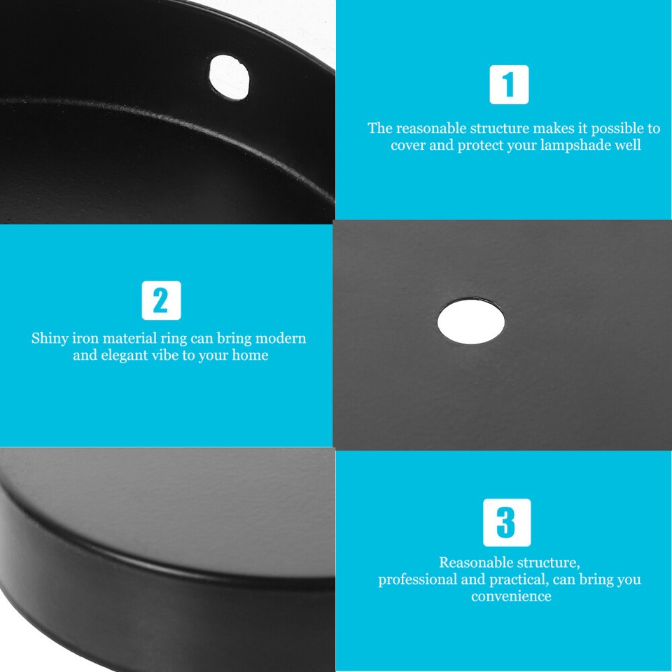 Sharplace Deckenabdeckplatte Für 80-89mm Löcher - Downlight Lochblende Weiß