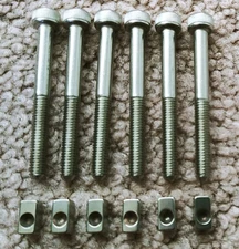 Floyd Rose Original Tremolo Bridge STAINLESS STEEL 6 String Lock SCREWS & BLOCKS