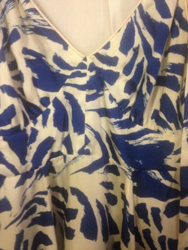 Alexis For Target Botanical Tie Strap Asymmetrical Hem Dress Blue Size XS - Picture 4 of 6