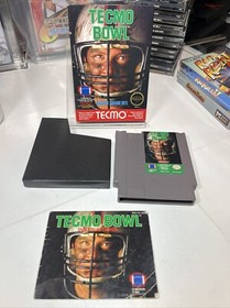 Tecmo Bowl NES (Nintendo NES, 1989) CIB Manual & Inserts. NICE! Round Seal