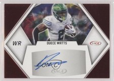 2023 SAGE High Series Auto Red Duece Watts #A-DW3 Auto qf8