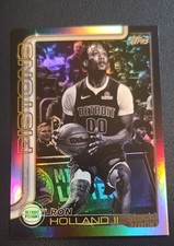 2025-26 Topps - Ron Holland II #42 Blackout Detroit Pistons Insert 