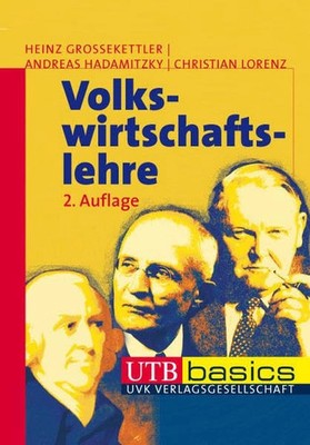 Volkswirtschaftslehre UTB basics Taschenbuch Grossekettler 2. Auflage