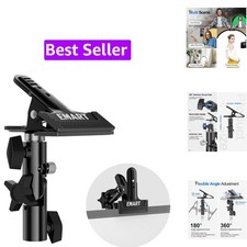 Photography Reflector Holder, Photo Video Studio 5/8" Heavy Duty Metal Clamp ...