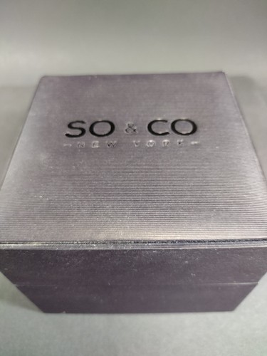 So & Co New York SoHo Damen Quarzuhr mit Gold Zifferblatt Analoganzeige... - Bild 13 von 18