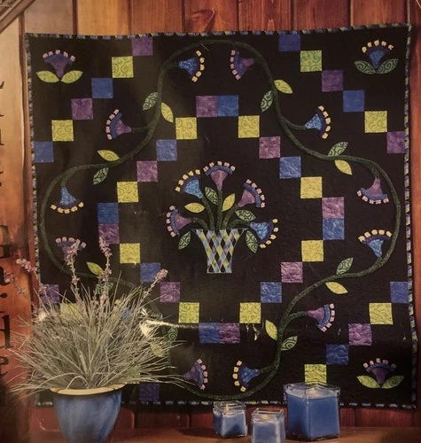 LUNAR GARDEN QUILT FABRIC - 36” x 36”