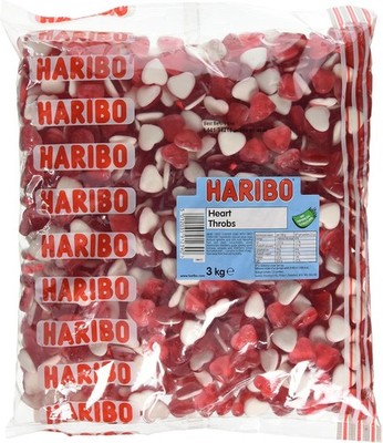 HARIBO Sorte fruchtige und zähe Gummis Geschenkbox Großpackung natürliche Süßigkeiten 3 kg UK NEU