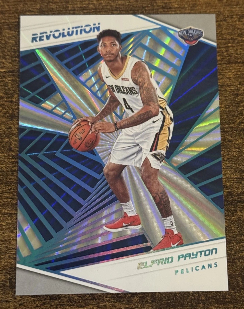 2018-19 Panini Revolution Elfrid Payton #23 Sunburst /75 Pelicans SP Free