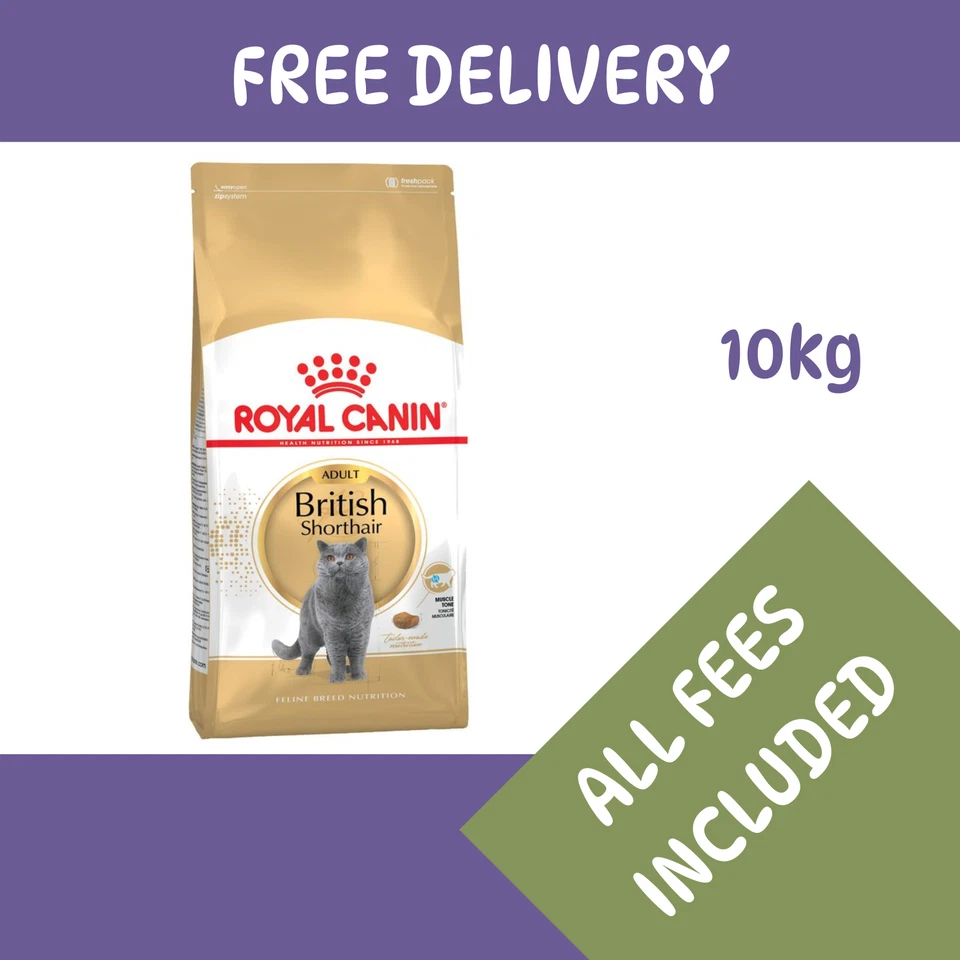 Royal Canin British Shorthair Dry Cat Food – Breed Specific Nutrition – 10kg