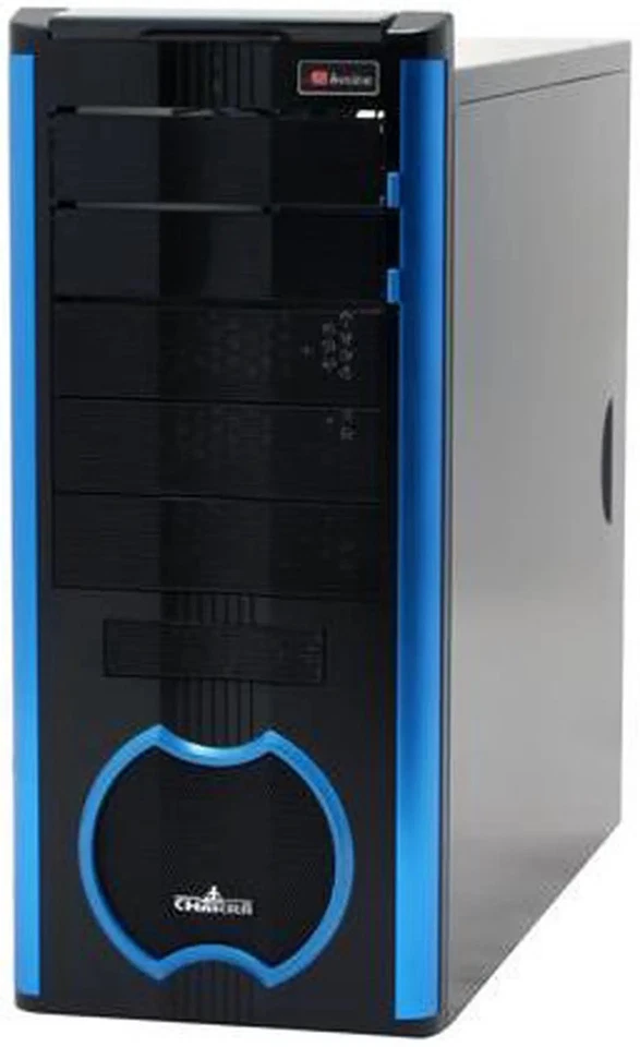 ENERMAX Chakra ECA3052-BL Blue/ Black SECC ATX Mid Tower Computer Case - Image 3 of 4