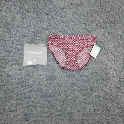 Tommy John Underwear Womens Medium Purple Second Skin Briefs Modal Print NWT