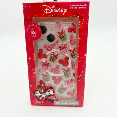 Disney Mickey Mouse Holiday Christmas Phone Case iPhone 13/14/15 Wireless