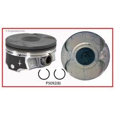 Standard Bore Anodized Top Coated Skirt Pistons Set For 2011-2016 Ford 302 5.0l Standard Bore Anodized Top Coated Skirt Pistons Set For 2011-2016 Ford 302 5.0l