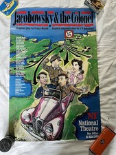 Jacobowsky And The Colonel National Theatre Original Poster