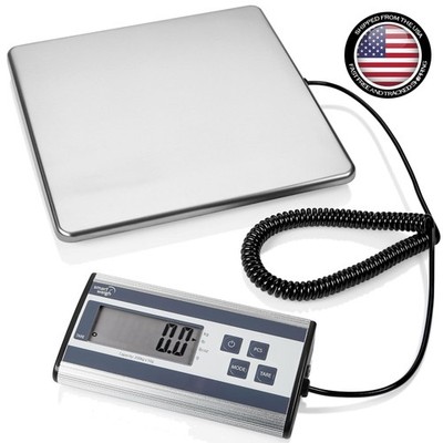 Shipping Scale Digital 440 lb Capacity Stainless Steel Heavy Duty Package Lug...