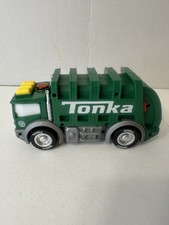 Tonka Lights and Sound Green Garbage Truck.