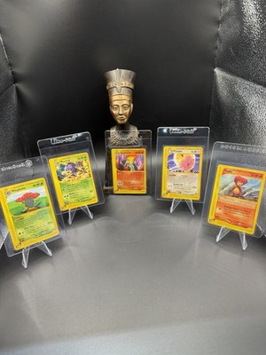Pokémon 5x Expedition E-Reader Karten Typhlosion Weezing Vileplume Vintage