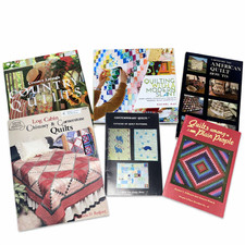 Lot of 6 Quilting Books With Patterns, Quilts, Ideas Mix Vintage American Modern