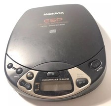 Phillips Magnavox ESP Portable CD Player Black Tested Working