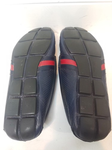 Prada Herren Marine und Rot Streifen Halbschuhe Größe 9 - Bild 7 von 7