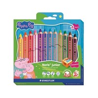 Staedtler Noris Junior Peppa Pig Edition Buntstifte Farbsortiert, 12 St.