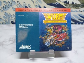 Wurm: Journey to the Center of the Earth Cart & Manual NES CLEANED & TESTED 